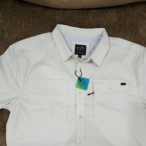 Billabong White Men's Short sleeve Shirt
